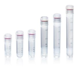 Cryotubes, PP, with external thread, screw cap with silicone seal, BIO-CERT CELL CULTURE QUALITY, sterile
