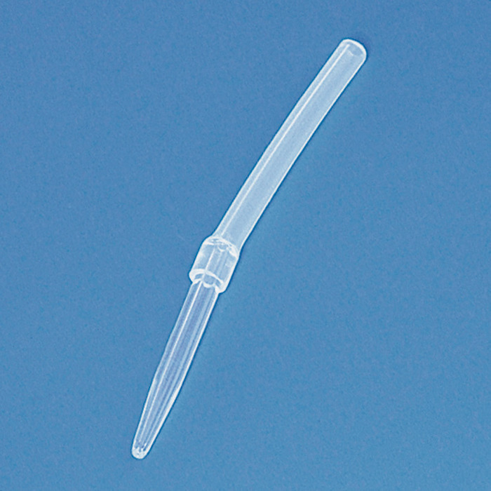 Discharge tip with silicone hose for automatic burette Schilling