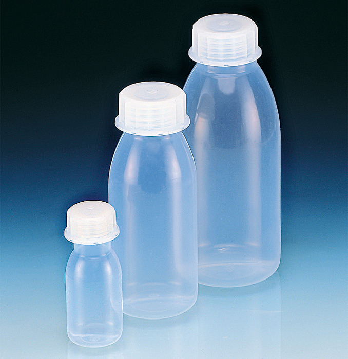 Bottle, PFA, wide neck, with screw cap PFA
