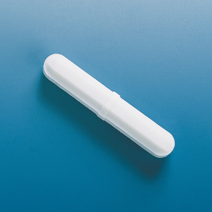 Magnetic stirring bars, octagonal with pivot ring, PTFE