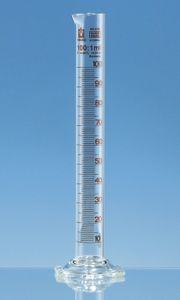 Graduated cylinders, tall form, SILBERBRAND ETERNA, class B, Boro 3,3