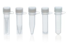 Microcentrifuge tubes, PP, with attached screw-cap, PE, ungraduated, BIO-CERT PCR QUALITY