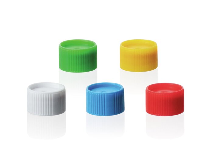 Screw cap, PP, with silicone seal, BIO-CERT® PCR QUALITY