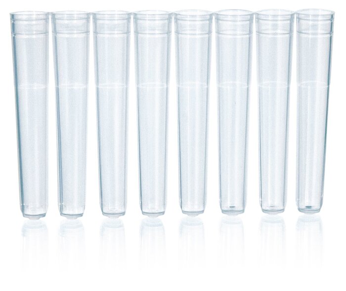 Tubes, strips of 8, BIO-CERT® CERTIFIED QUALITY