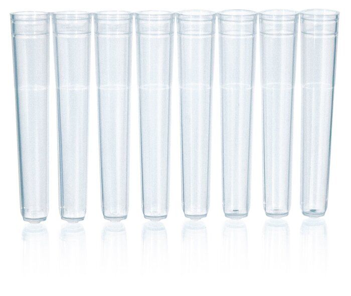 Bio Sample Tubes Tubes, strips of 8, BIO-CERT® CERTIFIED QUALITY | BRAND