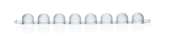 Cap strips strips of 8, BIO-CERT® CERTIFIED QUALITY