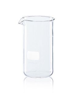 Beakers, tall form, Boro 3,3, graduated, with spout