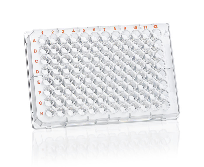 BRANDplates® microtitration plate, 96-well, cellGrade™ premium, PS, F-bottom, BIO-CERT® CELL CULTURE QUALITY, sterile