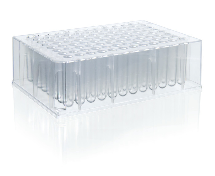 Deep-well plate, 96-well, U-bottom, PS, BIO-CERT® PCR QUALITY