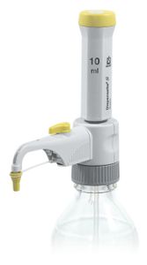 Bottle-top dispensers Dispensette S Organic, fixed-volume, DE-M