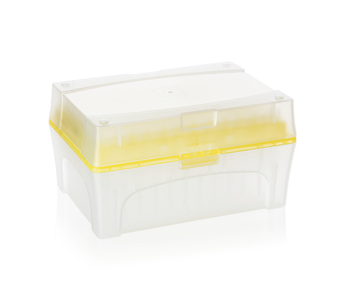 Filter tips, racked, TipBox, 5 - 200 µl, BIO-CERT® LIQUID HANDLING QUALITY, PP, filter PE, colorless