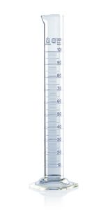Graduated cylinders, tall form, BLAUBRAND, class A, Boro 3,3, DE-M