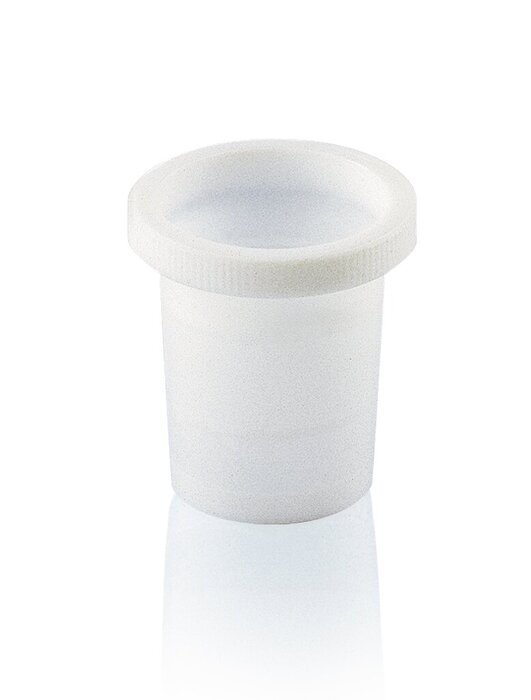 Ground sockets grip collar and sealing rings, PTFE