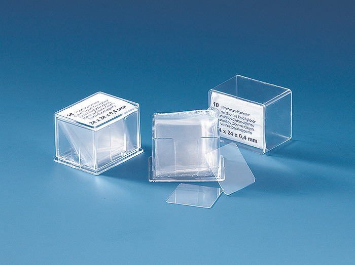 Haemocytometer cover glasses, Boro 3,3