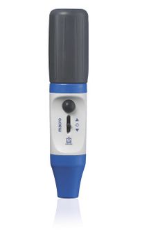 Pipette controllers macro, 0.1 ml - 200 ml, blue, incl. spare membrane filter 3 μm