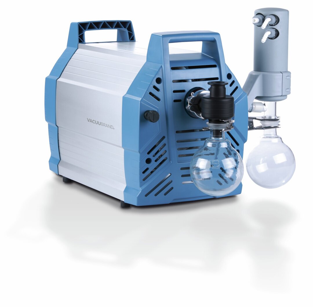 Chemistry diaphragm pump MD 12C NT +AK+EK,three-stage, 200-230 V / 50-60 Hz, UK/IN mains cable