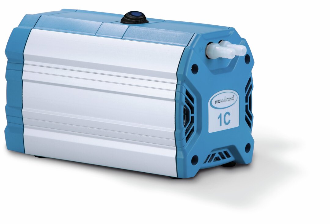 Chemistry diaphragm pump ME 1C, one-stage,certification (NRTL): C/US220-230V 50/60Hz, UK/IN mains cable