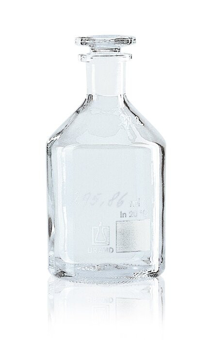 Oxygen flasks Winkler pattern, with glass stopper