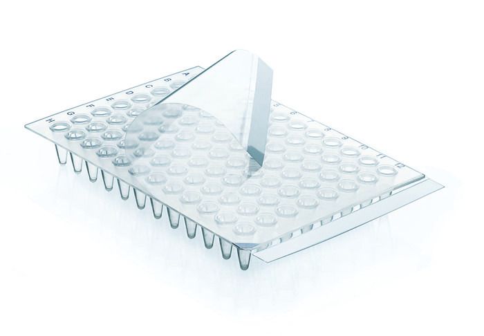 Well Rounded Film PCR sets 96-well plates and films, PP, well rim not elevated, inclusive ...