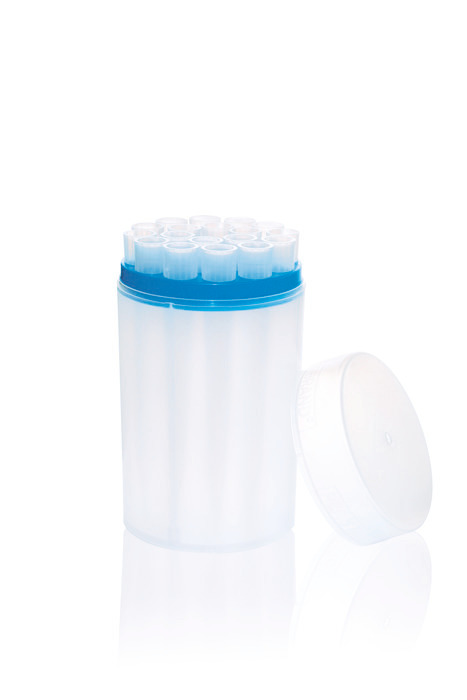 Pipette tips, racked, TipBox, 1,000 - 10,000 µl, PP, colorless, CERTIFIED LIFE SCIENCE QUALITY