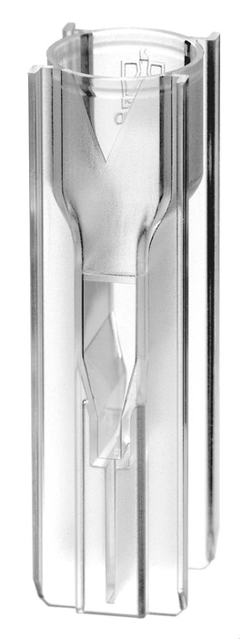 UV-Cuvettes, micro, Sorted by cavity number, UV-transparent, filling volume 70 - 550 µl, individually wrapped, Center height 15 mm, CERTIFIED LIFE SCIENCE QUALITY